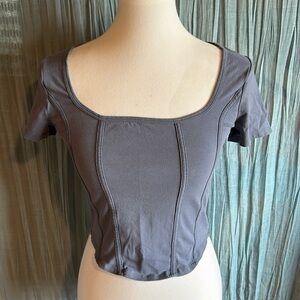 Hollister Baby Tee Blue